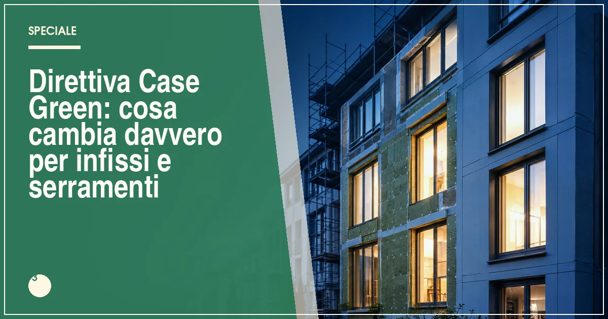 Direttiva Case Green: cosa cambia davvero per infissi e serramenti